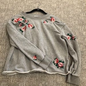 Madewell cutoff sweatshirt